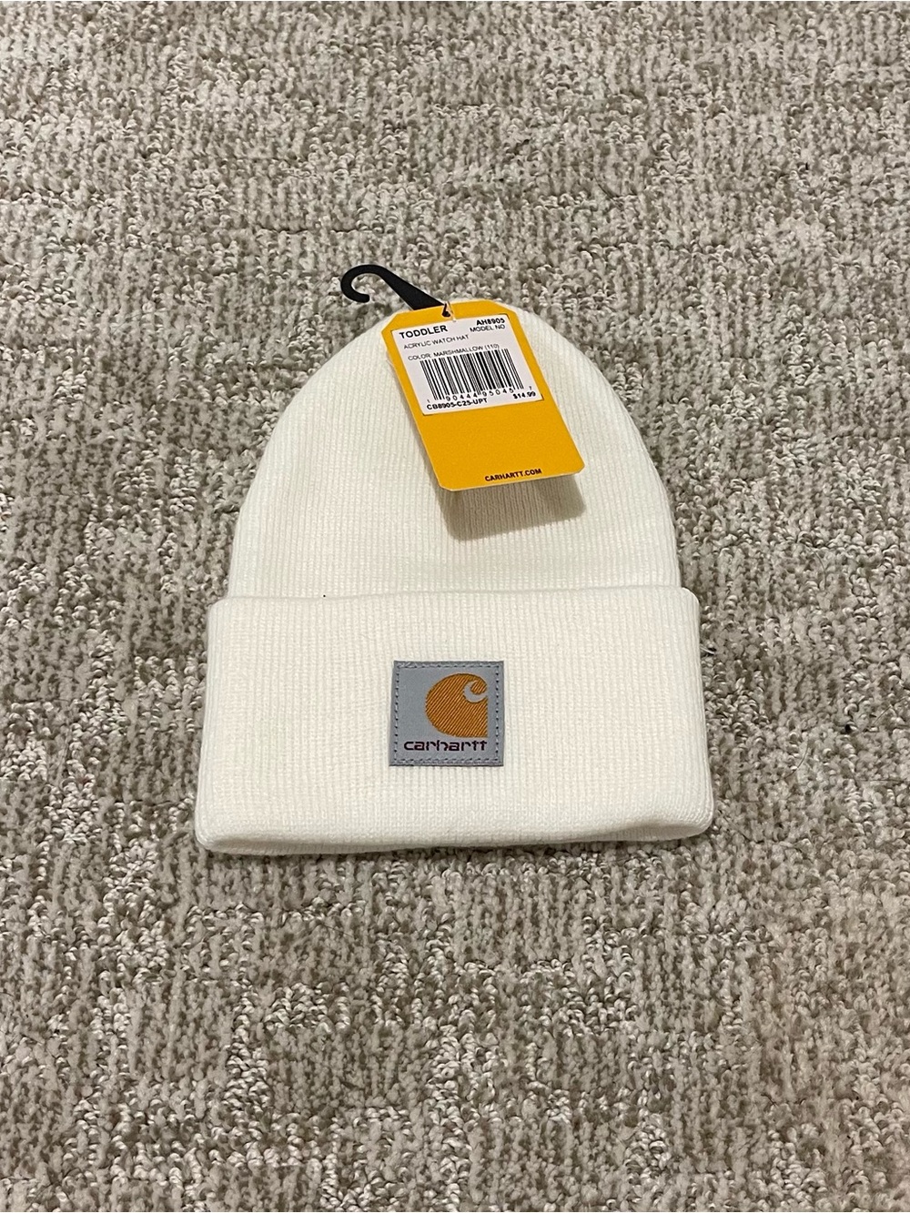 Carhartt Cream Knit Acrylic Watch Beanie - Picture 2 of 2